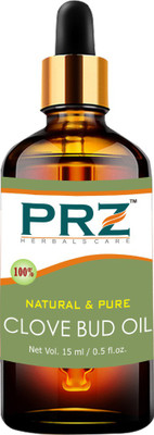 

PRZ Clove Bud Essential Oil (15ML) - Pure Natural Aromatherapy & Therapeutic Grade Oil For Skin Care & Hair Care Hair Oil(15 ml)