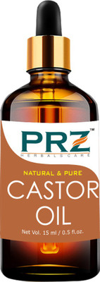 

PRZ Castor Cold Pressed Carrier Oil (15ML) - Pure Natural & Therapeutic Grade Oil For Aromatherapy Body Massage, Skin Care & Hair ReGrowth Hair Oil(15 ml)