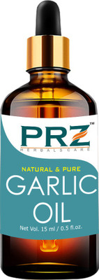 

PRZ Garlic Essential Oil (15ML) - Pure Natural & Therapeutic Grade Oil For Skin Care & Hair Care Hair Oil(15 ml)