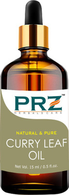 

PRZ Curry Leaf Essential Oil (15ML) - Pure Natural & Therapeutic Grade Oil For Skin Care & Hair Care Hair Oil(15 ml)