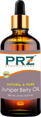 

PRZ Juniper Berry Essential Oil (15ML) - Pure Natural For Aromatherapy, Skin Care & Hair Care Hair Oil(15 ml)
