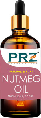 

PRZ Nutmeg Essential Oil (15ML) - Pure Natural & Therapeutic Grade Oil For Skin Care & Hair Care Hair Oil(15 ml)