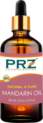 

PRZ Mandarin (Orange) Essential Oil (15ML) - Pure Natural For Aromatherapy, Skin Care & Hair Care Hair Oil(15 ml)