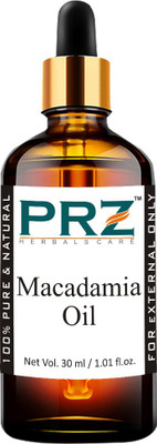 

PRZ Macadamia Cold Pressed Carrier Oil (30ML) - Pure Natural & Undiluted For Skin Care & Hair Care Hair Oil(30 ml)