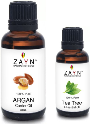 

Zayns 30 ML Argan oil and 10 ML Tea tree Essential oil(40 ml)