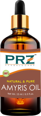 

PRZ Amyris Essential Oil (15ML) - Pure Natural & Undiluted For Skin Care & Hair Care Hair Oil(15 ml)