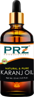 

PRZ Karanj Seed Cold Pressed Carrier Oil (15ML) - Pure Natural & Undiluted For Skin Care & Hair Care Hair Oil(15 ml)