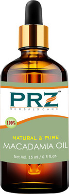 

PRZ Macadamia Cold Pressed Carrier Oil (15ML) - Pure Natural & Undiluted For Skin Care & Hair Care Hair Oil(15 ml)