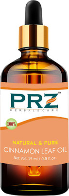 

PRZ Cinnamon leaf (Dalchini) Essential Oil (15ML) - Pure Natural & Therapeutic Grade Oil For Aromatherapy, Skin Care & Hair Care Hair Oil(15 ml)