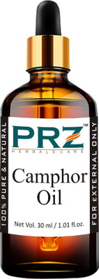 

PRZ Camphor Essential Oil (30ML) - Pure Natural & Therapeutic Grade Oil For Skin Care & Hair Care Hair Oil(30 ml)