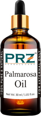 

PRZ Palmarosa Essential Oil (30ML) - Pure Natural Aromatherapy & Therapeutic Grade Oil For Skin Care & Hair Care Hair Oil(30 ml)