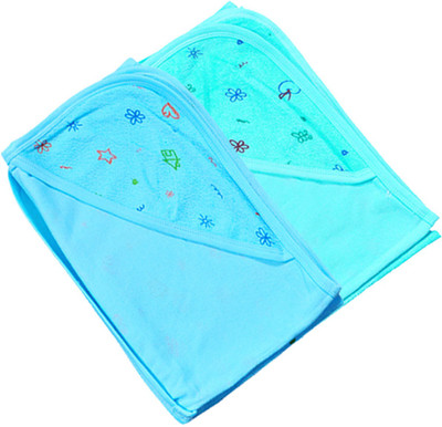

Mahadhi Terry 200 GSM Bath Towel(Pack of 2, Multicolor), Blue-green