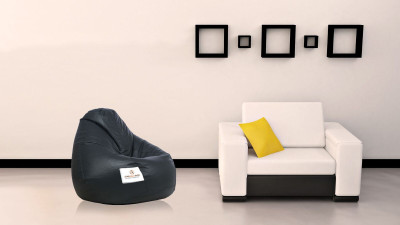 

Star XXXL Bean Bag Cover (Without Beans)(Black)