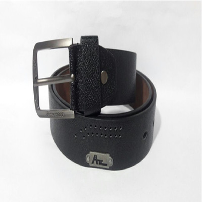 

AZ Men Casual Black Genuine Leather Belt