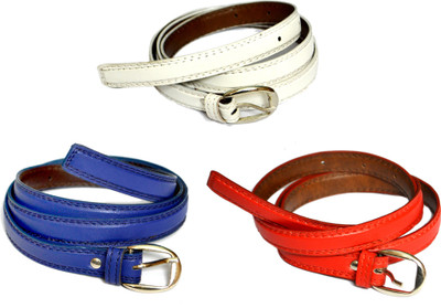 

BULL-i Girls Party Multicolor Artificial Leather Belt, Multi