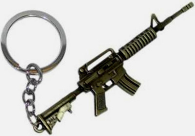 SALEBOX SB AK 47 Locking Key Chain(Gold, Silver) available at flipkart for Rs.166