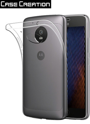 CASE CREATION Back Cover for Motorola Moto G5 Plus Ultra Thin Perfect Fitting Premium Imported High quality 0.3mm Crystal Clear Totu Silicone Transparent Flexible Soft Corner protection with TPU Slim Back Case Back Cover(Transparent, Silicon, Pack of: 1)