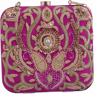 Riyanshi's Party Pink Clutch