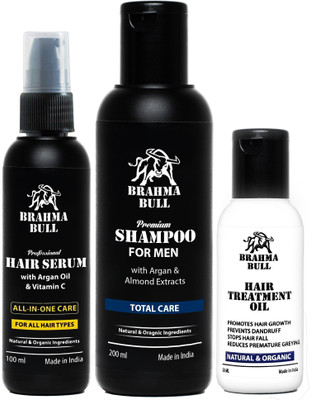 

Brahma Bull Hair Treatment Kit(Set of 3)