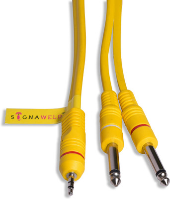 

Signaweld TRS3.5mm3tsy v1.0 Mono Audio Cable(Compatible with mobile, amplifier, MIC, Yellow, White, Black, Red, Grey), Black;grey;red;white;yellow