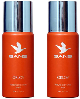 

GANS ORLOV Perfume Body Spray For Men - 150ml (Pack of 2) Body Spray - For Men(150 ml, Pack of 2)
