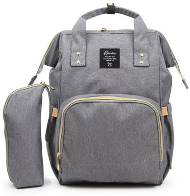 

Babymoon Multifunctonal Upgrade Version Unisex Large Capacity Premium Mother Bags with Insulated Pockets Diaper Bags Backpack Backpack Diaper Bag(Charcoal Grey)