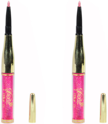 

Selva Front Glossy Liquid eye Liner set of 2 pink 9 ml(multi color)