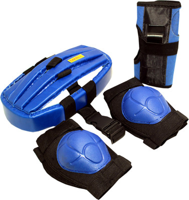 

HARVEY SPORTS & FITNESS Kids Protective Skating Guard Kit (4 in 1 - Medium) Skating Guard Combo(Blue