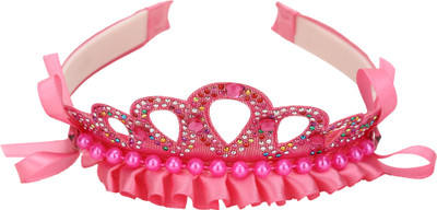 

Sanjog Princess Crown Pink Hair Band for Kids/Girls Hair Band(Pink)