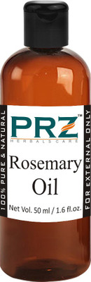 

PRZ Rosemary Essential Oil (50ML) - Pure Natural Use For Aromatherapy, Therapeutic Grade, Health Boost, Hair Re-Growth, Skin Care, Face Hair Oil(50 ml)