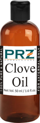 

PRZ Clove Essential Oil (50ML) - Pure Natural Aromatherapy & Therapeutic Grade Oil For Skin Care & Hair Care Hair Oil(50 ml)