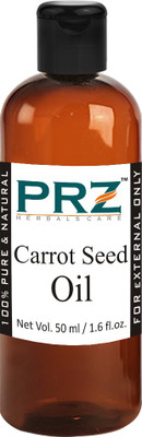 

PRZ Carrot Seed Essential Oil (50ML) - Pure Natural & Therapeutic Grade Oil For Skin Care & Hair Care Hair Oil(50 ml)