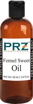 

PRZ Fennel Sweet Essential Oil (50ML) - Pure Natural For Aromatherapy, Skin Care & Hair Care Hair Oil(50 ml)
