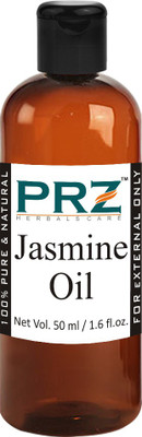 

PRZ Jasmine Essential Oil (50ML) - Pure Natural For Aromatherapy, Skin Care & Hair Care Hair Oil(50 ml)