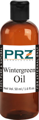 

PRZ Wintergreen Essential Oil (50ML) - Pure Natural & Therapeutic Grade Oil For Skin Care & Hair Care Hair Oil(50 ml)