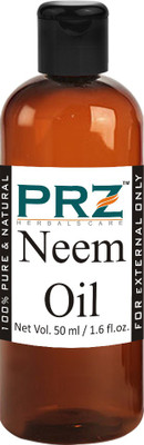 

PRZ Neem Cold Pressed Carrier Oil (50ML) - Pure Natural & Therapeutic Grade Oil For Skin Care & Hair Care Hair Oil(50 ml)