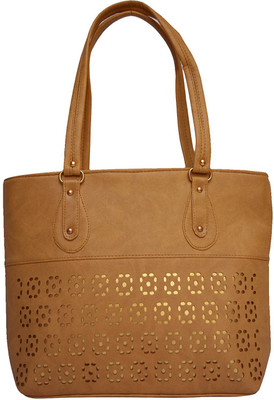 

Bizarre Vogue Shoulder Bag(Tan, Gold), Gold;tan