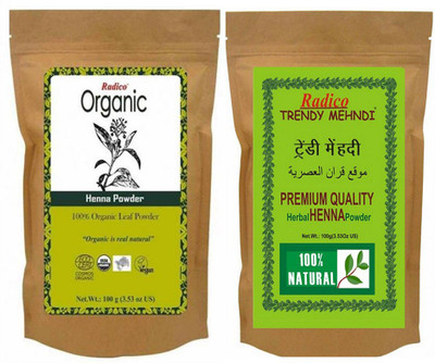 

Radico 100% Organic Henna with Herble Trendy Mehandi(100)