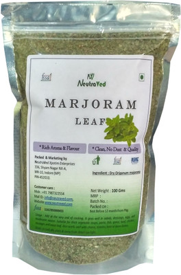 

Neutraved Marjoram Dried Leaves II Marjoram Herbs II 100 Gm(100 g)