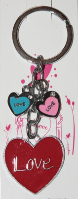 

EBIG SHOPPING Love Multicolor Metal Key Chain Key Chain