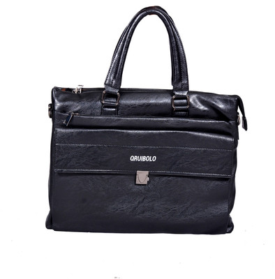 

pragee 16 inch Expandable Laptop Messenger Bag(Black)