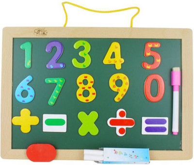 

TALKING GANESHA Magnetic Dual Purpose Wooden Drawing Board (Multicolor)(Multicolor)