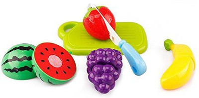 

Doinshop Baby Educational Toys, Kid 6Pc Cutting Fruit Vegetable Pretend Play Set(Multicolor)