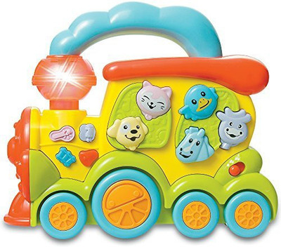 fun wee Tren De Juguete Electrico Musical Infantil Y Bilingue Con Luces, Colores Y Sonidos Para Bebes E Infantes - Juguetes Interactivos(Multicolor) available at flipkart for Rs.3940