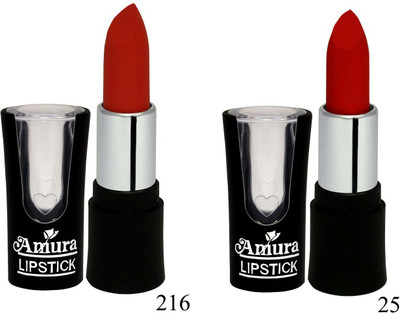 

AMURA A-100 Smart Look LipStick Set of 2(216, 25, 4.5 g)