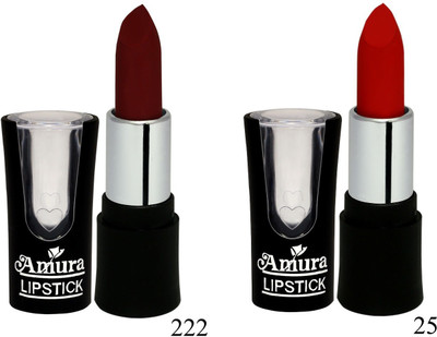 

AMURA A-100 Smart Look LipStick Set of 2(222, 25, 4.5 g)
