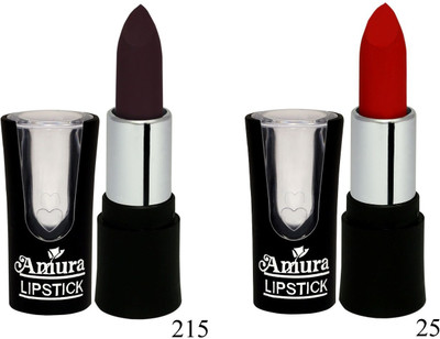 

AMURA A-100 Smart Look LipStick Set of 2(215, 25, 4.5 g)