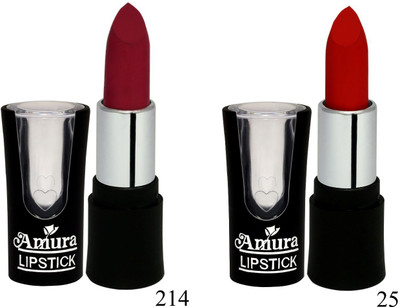 

AMURA A-100 Smart Look LipStick Set of 2(214, 25, 4.5 g)
