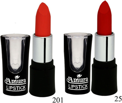 

AMURA A-100 Smart Look LipStick Set of 2(201, 25, 4.5 g)
