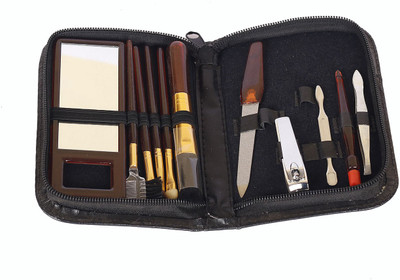 

Rangoli Manicure set & Pedicure Set with leather cover 71069(13 ml, Set of 12)